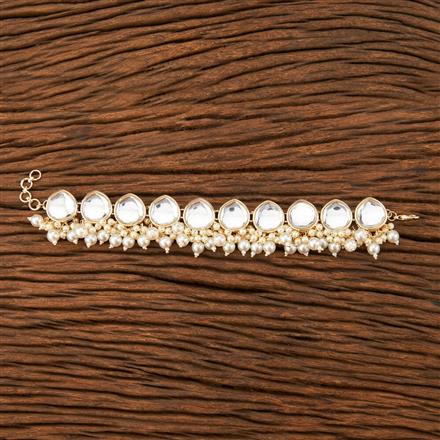 Indo Western Classic Bracelet With Gold Plating