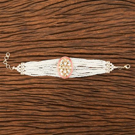 Indo Western Meenakari Bracelet With Gold Plating