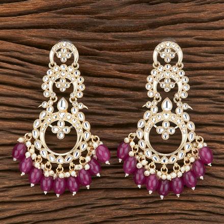 Indo Western Chand Earring With Gold Plating