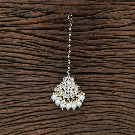 Indo Western Pearl Tikka With Gold Plating