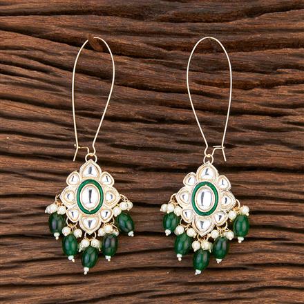 Indo Western Meenakari Earring With Gold Plating