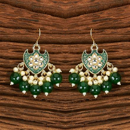 Indo Western Meenakari Earring With Gold Plating