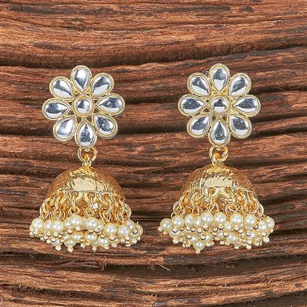 Indo Western Jhumki With Gold Plating