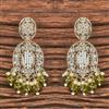 Indo Western Beads Earring With Gold Plating