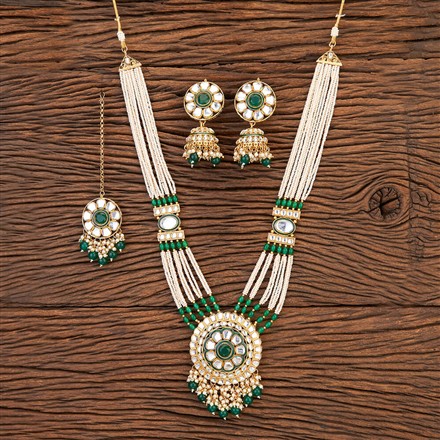 Indo Western Kundan Necklace With Gold Plating