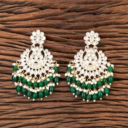 Indo Western Chand Earring With Gold Plating