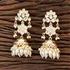 Indo Western Beads Earring With Gold Plating