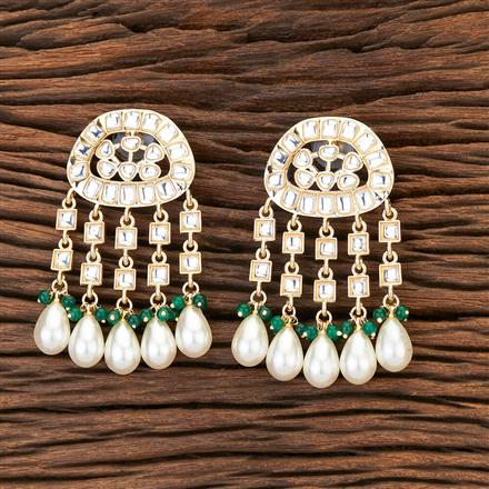 Indo Western Delicate Earring With Gold Plating