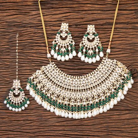 Indo Western Kundan Necklace With Gold Plating