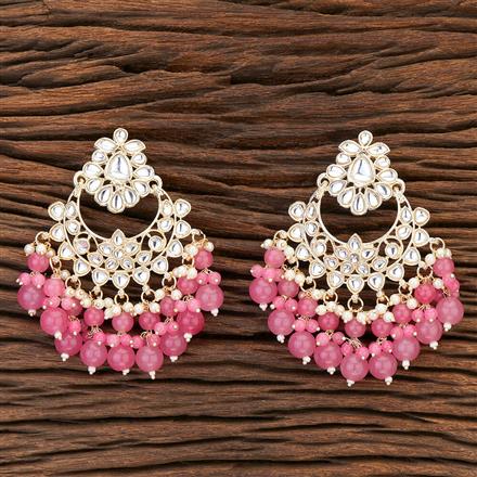Indo Western Chand Earring With Gold Plating