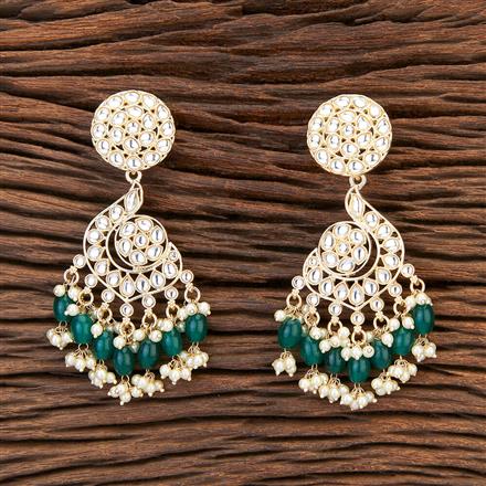 Indo Western Delicate Earring With Gold Plating