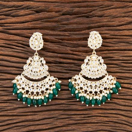 Indo Western Chand Earring With Gold Plating