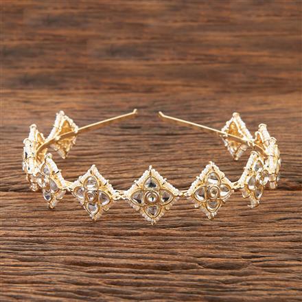 Indo Western Classic Hair Band With Gold Plating