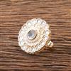 Indo Western Adjustable Ring With Gold Plating