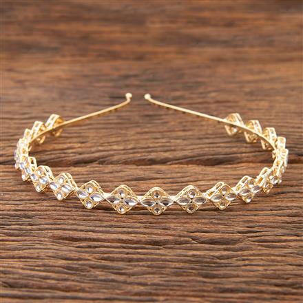 Indo Western Classic Hair Band With Gold Plating