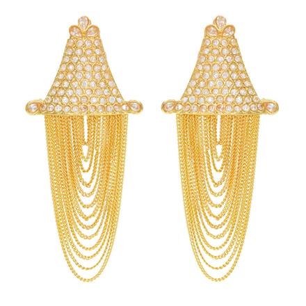 Antique Long Earring with gold plating