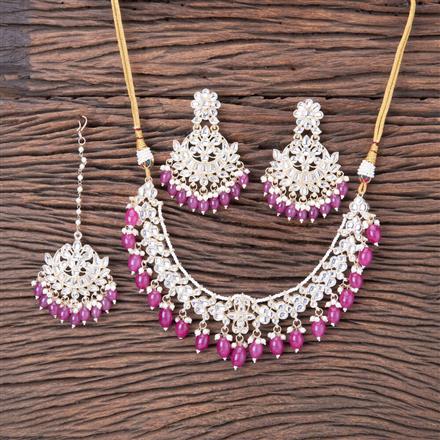 Indo Western Classic Necklace With Gold Plating