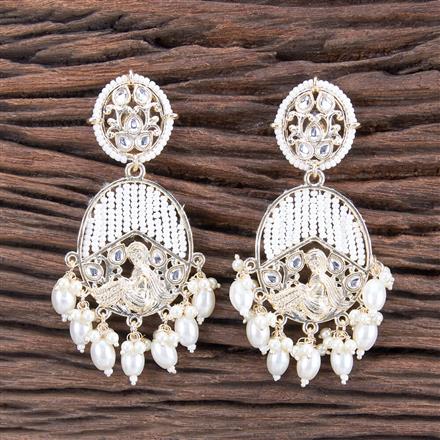 Indo Western Pearl Earring With Gold Plating