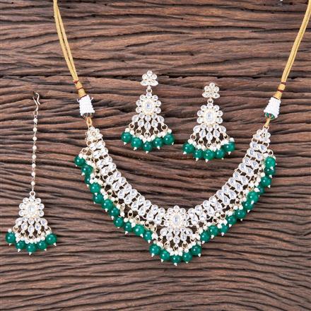 Indo Western Classic Necklace With Gold Plating