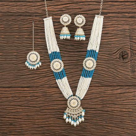 Indo Western Pearl Necklace With Gold Plating