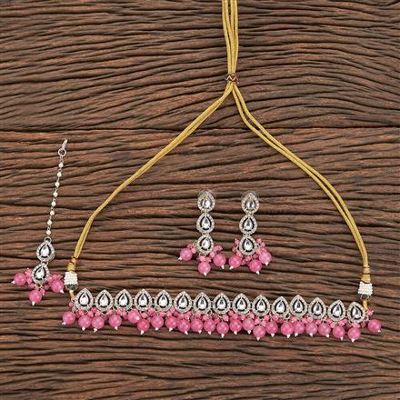 Indo Western Delicate Necklace With Gold Plating