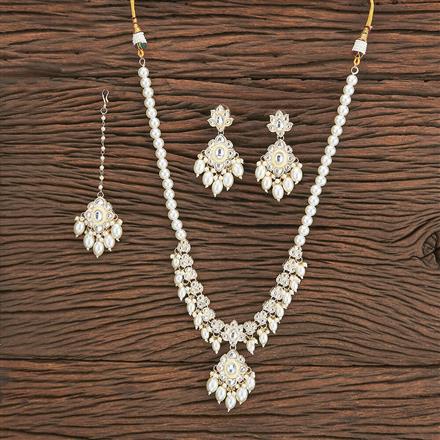 Indo Western Meenakari Necklace With Gold Plating