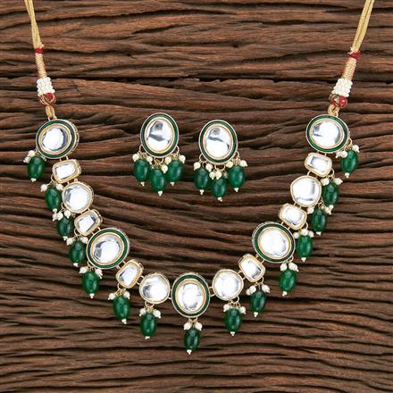 Indo Western Meenakari Necklace With Gold Plating
