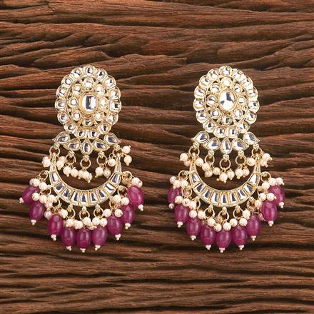 Indo Western Chand Earring With Gold Plating