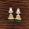 Indo Western Beads Earring With Gold Plating