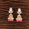 Indo Western Beads Earring With Gold Plating