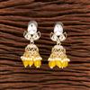 Indo Western Beads Earring With Gold Plating