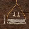 Indo Western Stone Necklace With Gold Plating