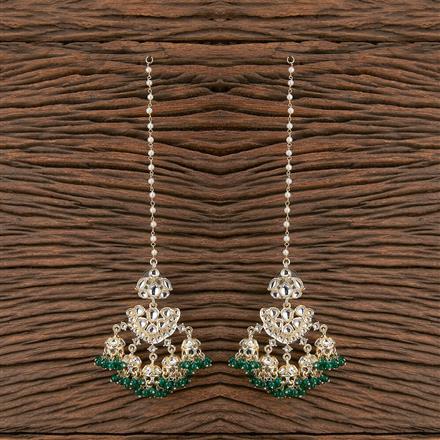 Indo Western Beads Earring With Gold Plating