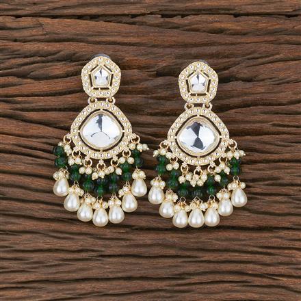 Indo Western Pearl Earring With Gold Plating