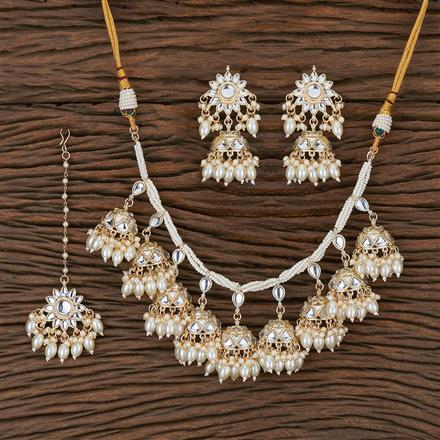 Indo Western Trendy Necklace With Gold Plating