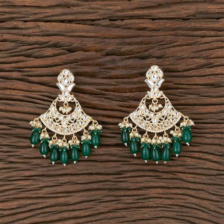 Indo Western Chand Earring With Gold Plating