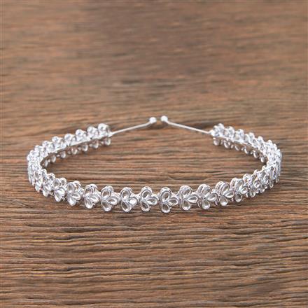 Indo Western Delicate Hair Band With Rhodium Plating