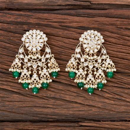 Indo Western Chand Earring With Gold Plating