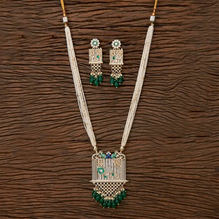Indo Western Meenakari Necklace With Gold Plating