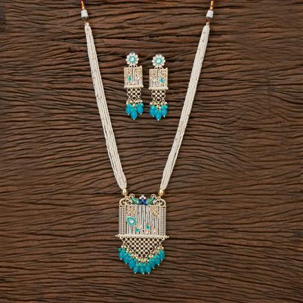 Indo Western Meenakari Necklace With Gold Plating