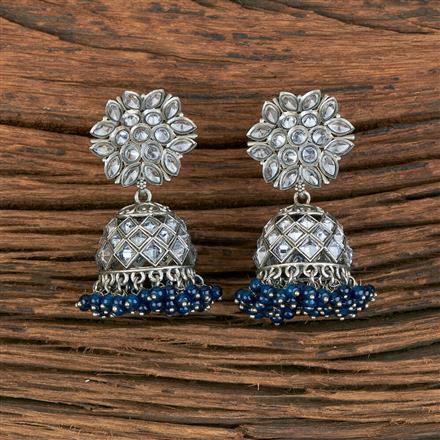 Indo Western Jhumki With Black Plating