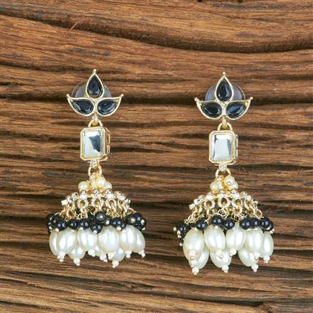 Indo Western Pearl Jhumki With Gold Plating