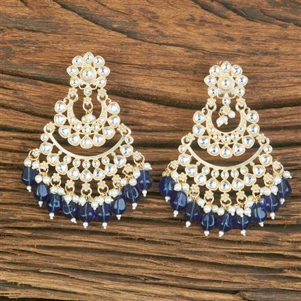 Indo Western Chand Earring With Gold Plating
