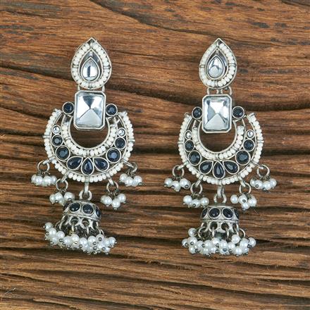 Indo Western Jhumki With Oxidised Plating