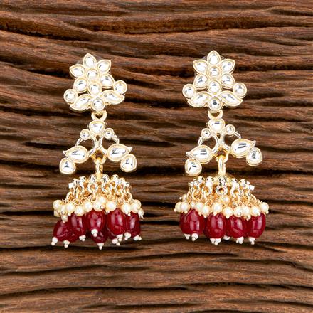 Indo Western Peacock Earring With Gold Plating