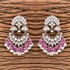 Indo Western Classic Earring With Oxidised Plating