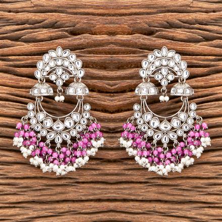 Indo Western Classic Earring With Oxidised Plating