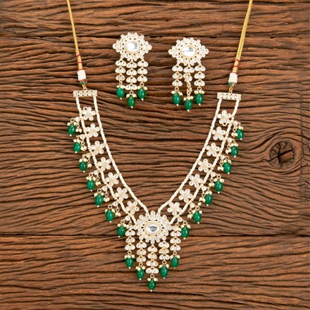 Indo Western Classic Necklace With Gold Plating