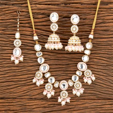 Indo Western Meenakari Necklace With Gold Plating