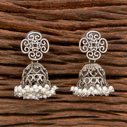 Indo Western Jhumki With Oxidised Plating